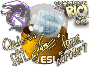 2022年里约热内卢锦标赛冠军亲笔签名胶囊