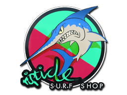 “激流冲浪店”印花收藏品