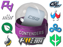 Capsule de stickers de Shanghai 2024 des équipes participantes
