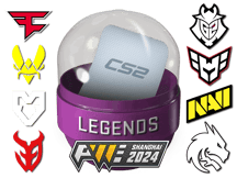Capsule de stickers de Shanghai 2024 des équipes légendes