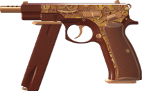 CZ75-Auto | Honey Paisley image