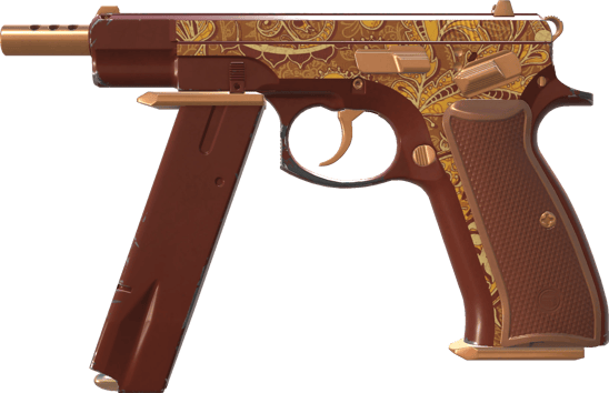 CZ75-Auto | Honey Paisley (Minimal Wear)