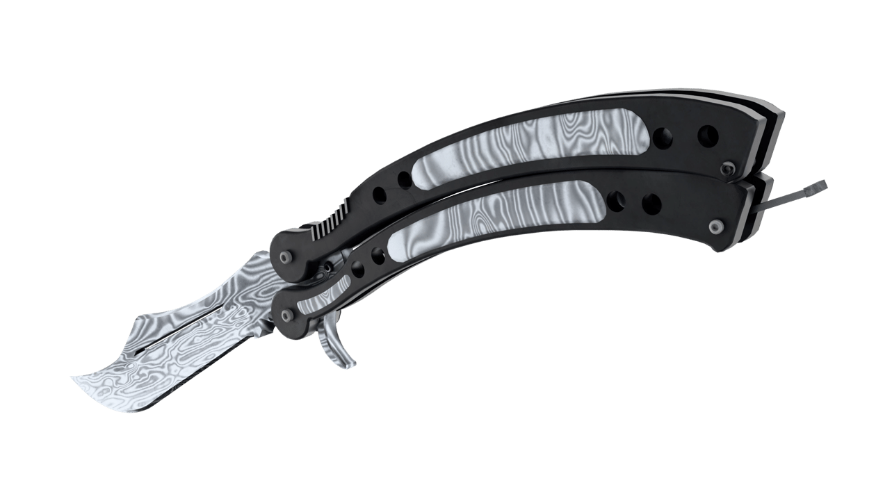 Preview image 3 of ★ Butterfly Knife | Damascus Steel (Factory New)