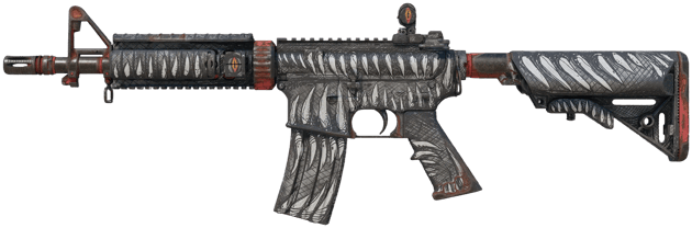 Preview image 2 of StatTrak™ M4A4 | Dentada (Well-worn)
