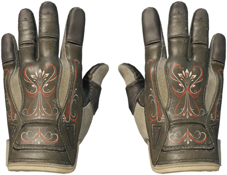 ★ Sport Gloves | Creme Pinstripe (Well-worn)