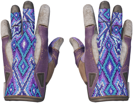 Luvas Esportivas (★) | Miçangas Violeta (Well-worn)