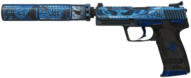 USP-S | Tiro Silencioso (Battle-scarred)