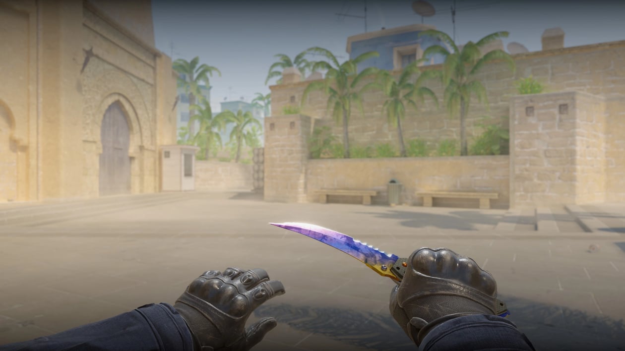 Preview image 6 of ★ Coltello ricurvo | Marble Fade (Nuovo di fabbrica)