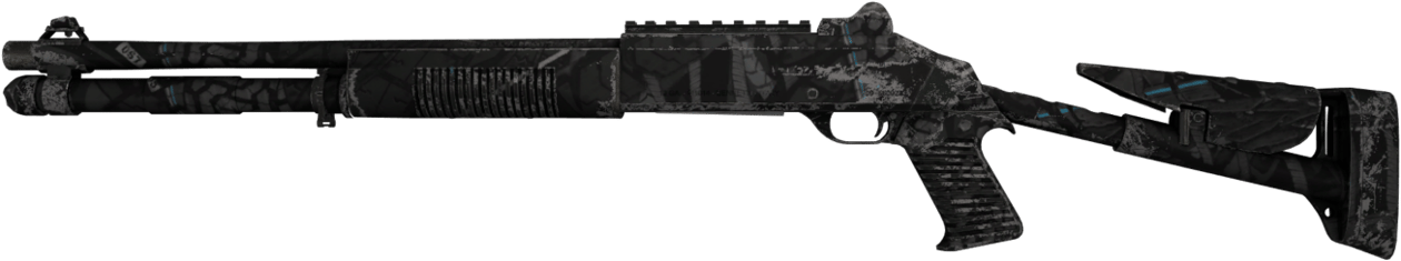 Preview image 2 of XM1014 | Neumático azul (Algo desgastado)