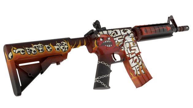 Preview image 4 of M4A4 | Hellfire (FN - Mới cứng)