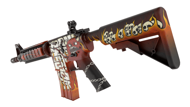 Preview image 3 of M4A4 | Hellfire (FN - Mới cứng)