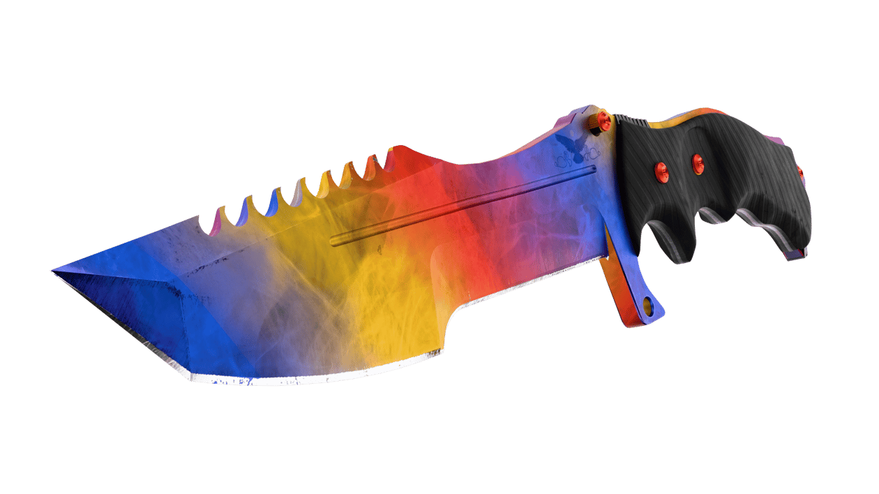 Preview image 2 of ★ Faca Huntsman | Marble Fade (Original de Fábrica)