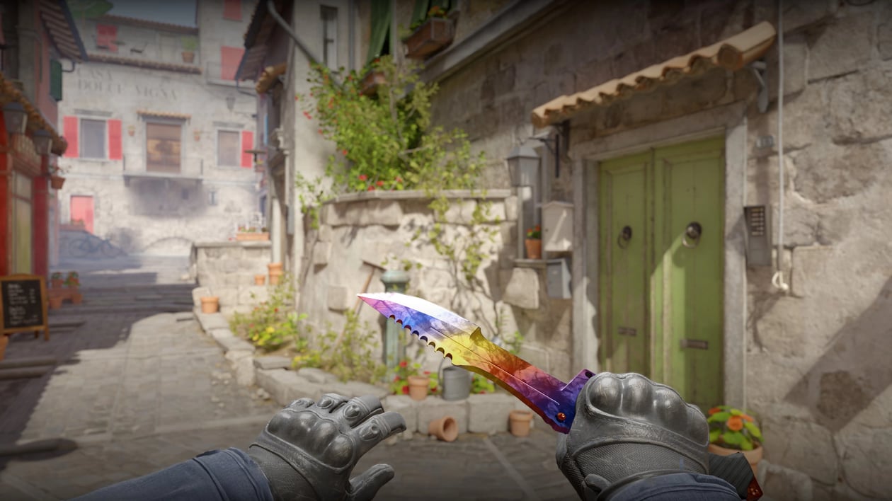 Preview image 6 of ★ Faca Huntsman | Marble Fade (Original de Fábrica)