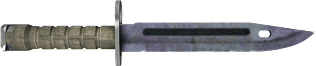 ★ StatTrak™ Bajonett | Blauer Stahl (Abgenutzt)