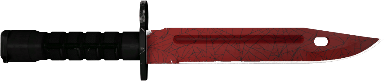 Preview image 1 of StatTrak™ Bayoneta ★ | Tela escarlata (Casi nuevo)
