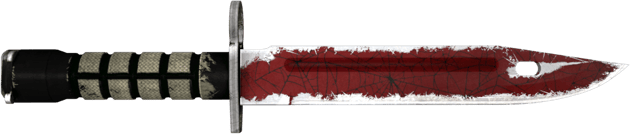 ★ StatTrak™ Bayonet | Crimson Web (Well-Worn)