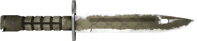 ★ StatTrak™ Bayoneta | Malla de safari (Bastante desgastado)