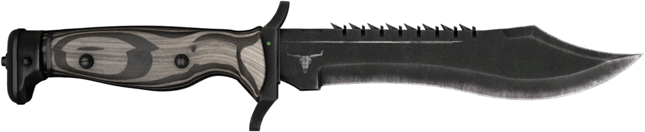 Preview image 2 of Faca Bowie (★) | Preto Laminado (Factory new)