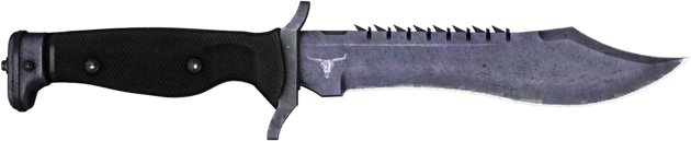 ★ StatTrak™ 보위 칼 | 푸른 강철 (꽤 닳은)