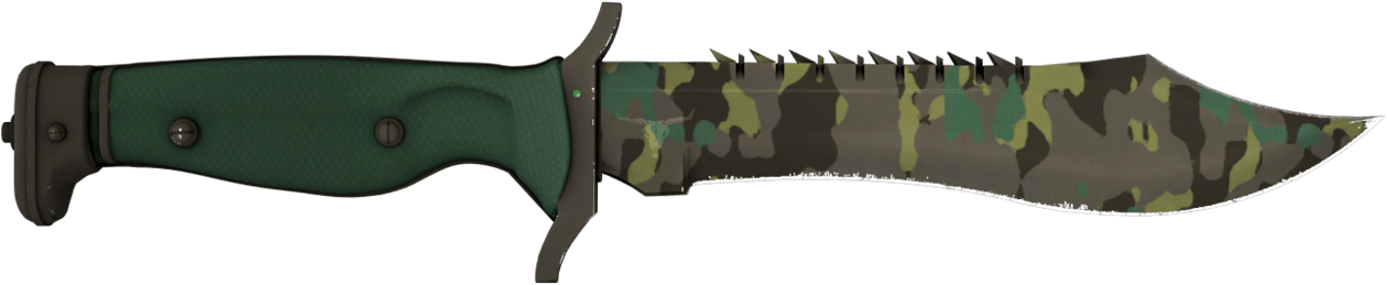 Preview image 2 of StatTrak™ Faca Bowie (★) | Floresta Boreal (Field-tested)