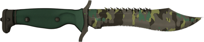 ★ StatTrak™ Faca Bowie | Boreal Forest (Testado no Terreno)