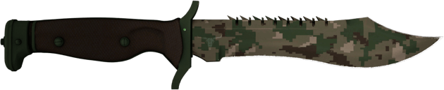 ★ 보위 칼 | 숲 디지털 위장 (막 출고된)