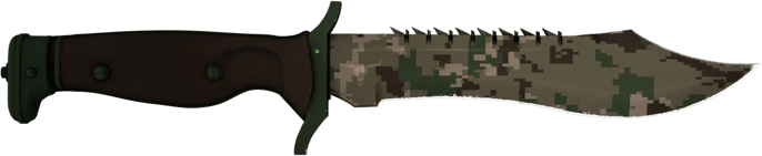 ★ StatTrak™ Nóż Bowie | Leśny DDPAT (lekkie zużycie)