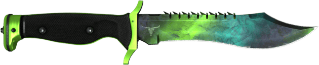 ★ Couteau Bowie | Doppler Gamma Phase 4 (Très peu usée)