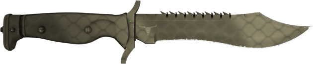 ★ StatTrak™ 보위 칼 | 사파리 격자 무늬 (현장에서 쓰인)