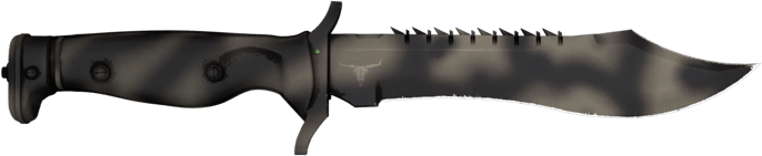 ★ Couteau Bowie | Brûlé (Neuve)