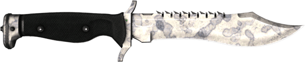 ★ StatTrak™ Cuchillo Bowie | Manchado (Algo desgastado)