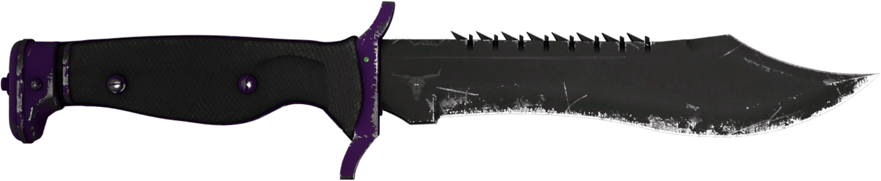 Preview image 2 of Cuchillo Bowie ★ | Ultravioleta (Bastante desgastado)