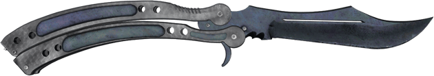 ★ StatTrak™ Butterfly Knife | Blue Steel (Factory New)