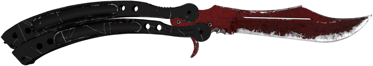 Preview image 1 of ★ Butterfly Knife | Crimson Web (Well-worn)