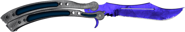 ★ StatTrak™ Cuchillo Mariposa | Doppler Sapphire (Casi nuevo)