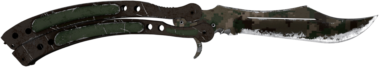 Preview image 2 of Cuchillo Mariposa ★ | DDPAT bosque (Bastante desgastado)