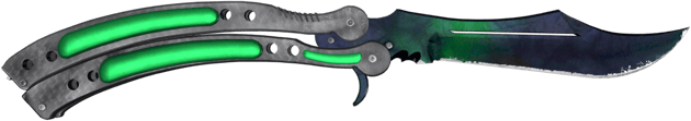 ★ StatTrak™ Butterfly Knife | Gamma Doppler Phase 1 (Minimal Wear)