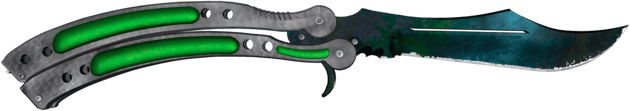 ★ Coltello a farfalla | Gamma Doppler Fase 3 (Usura minima)
