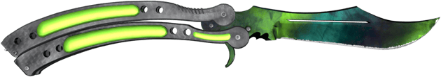 ★ Coltello a farfalla | Gamma Doppler Fase 4 (Nuovo di fabbrica)