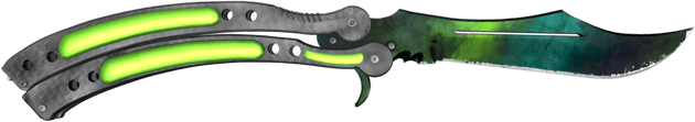 ★ Coltello a farfalla | Gamma Doppler Fase 4 (Usura minima)