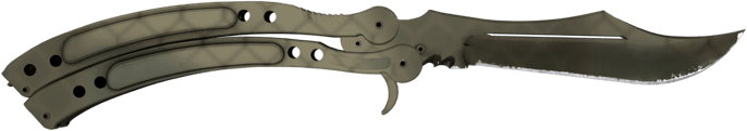★ StatTrak™ Butterflymesser | Safarinetz (Minimale Gebrauchsspuren)