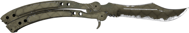 ★ StatTrak™ Coltello a farfalla | Safari Mesh (Consumato)
