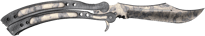 Butterfly Knife | Stained image