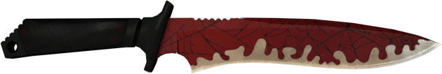 ★ StatTrak™ Klasyczny nóż | Szkarłatna sieć (mocne zużycie)