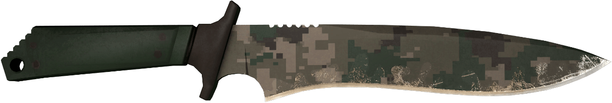 Preview image 1 of StatTrak™ Cuchillo clásico ★ | DDPAT bosque (Algo desgastado)