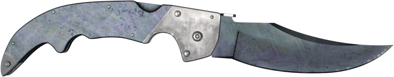 Preview image 1 of ★ StatTrak™ 彎刃匕首 | 藍鋼 (輕微磨損)