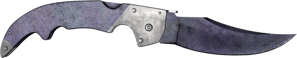 Preview image 1 of Cuchillo Alfanje ★ | Azul metalizado (Bastante desgastado)