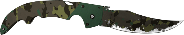 ★ StatTrak™ Falchion ナイフ | Boreal Forest (かなり摩耗)