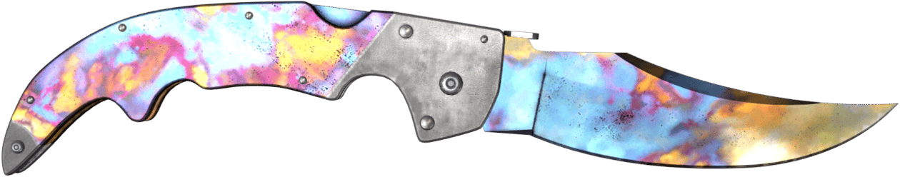 Preview image 1 of Canivete Falchion (★) | Aquecimento de Aço (Factory new)