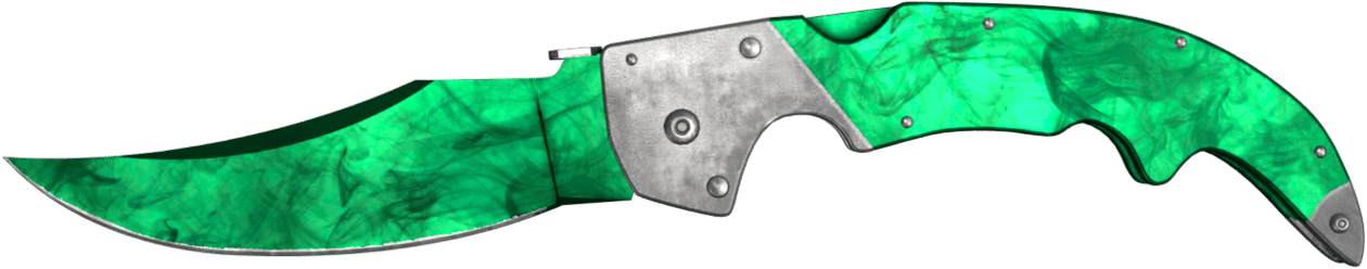 Preview image 2 of ★ Coltello falchion | Gamma Doppler Emerald (Nuovo di fabbrica)